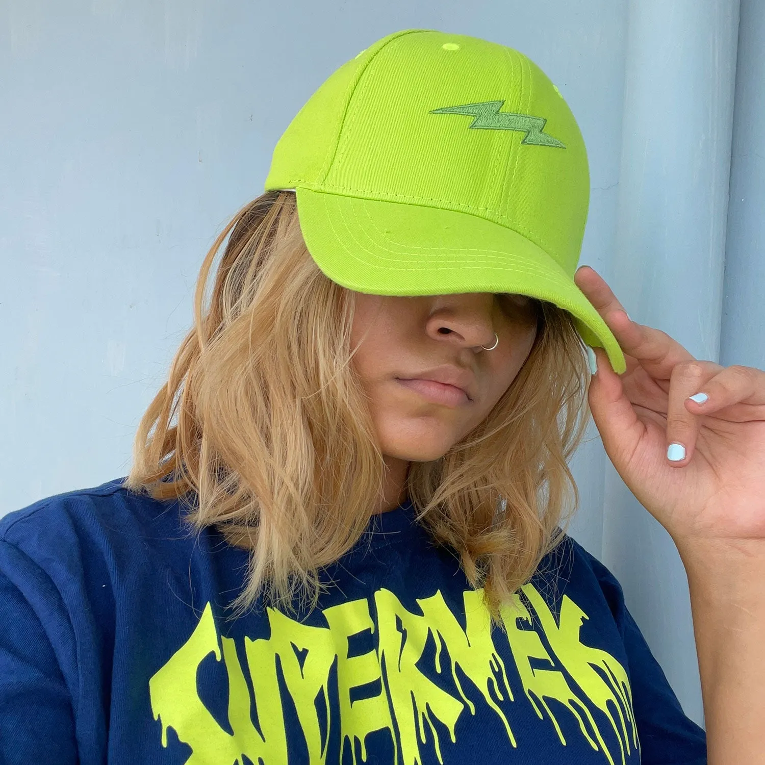 OG Thunder Baseball Cap Neon Green