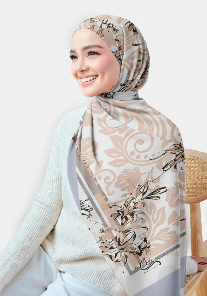 Oriental Printed Chiffon Hijab