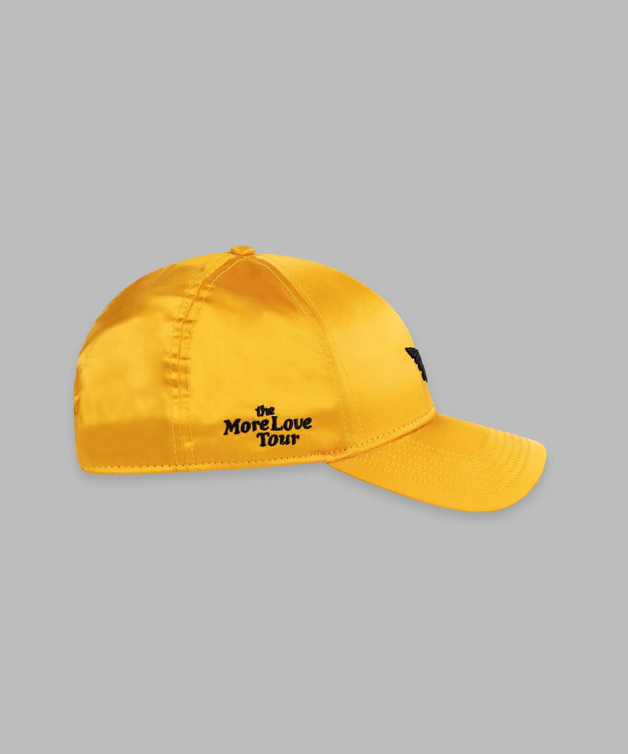 Paper Plane - More Love Satin Dad Hat - Gold