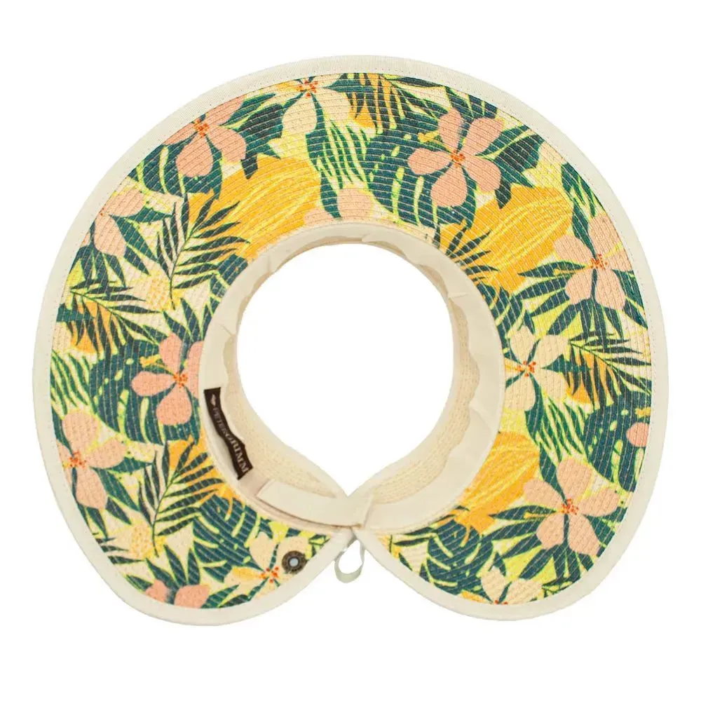 Peter Grimm Luau - Straw Roll Visor Hat