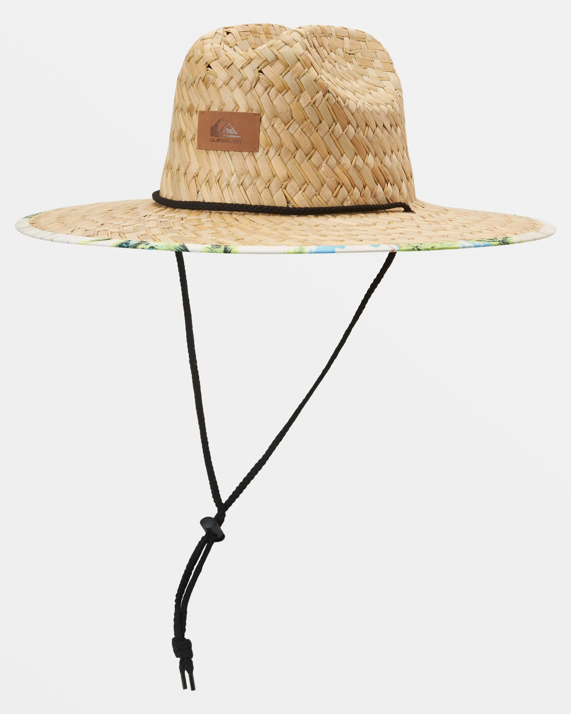 Pierside Print Sun Hat - Black/Black