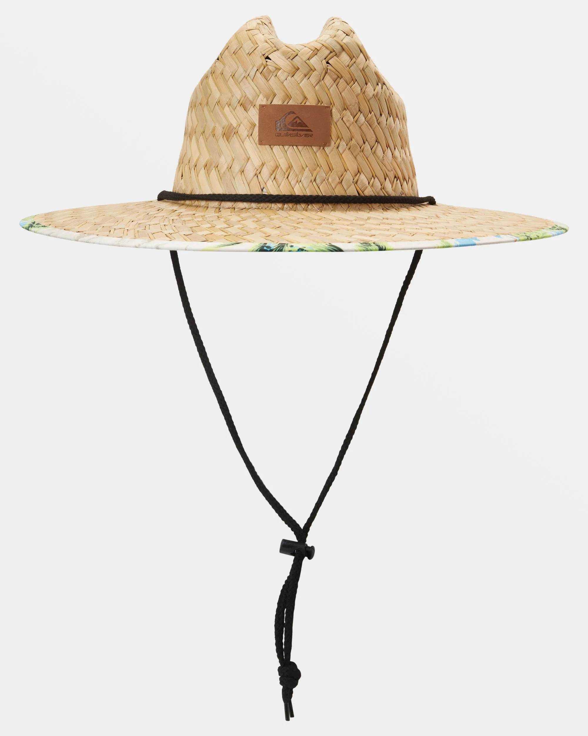 Pierside Print Sun Hat - Black/Black