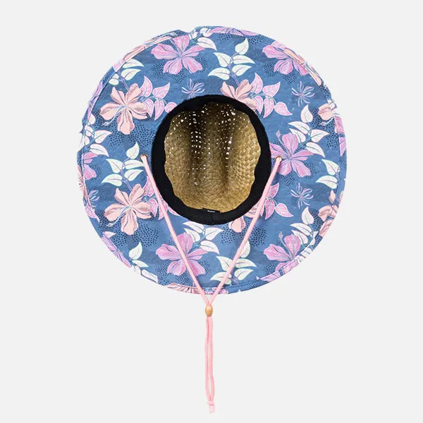 Roxy Girls Pina To My Colada Straw Hat - Wild Wind Sunny Floral