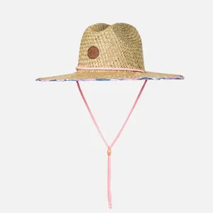 Roxy Girls Pina To My Colada Straw Hat - Wild Wind Sunny Floral