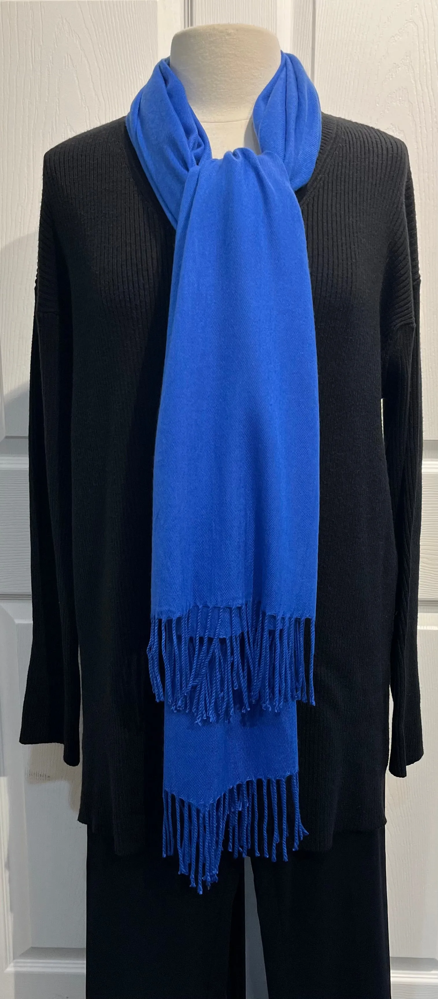 Royal Blue 100% Cashmere Restaurant Wrap/Scarf