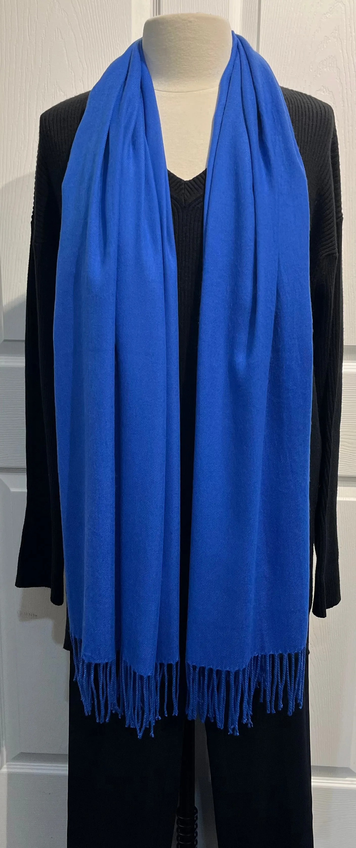 Royal Blue 100% Cashmere Restaurant Wrap/Scarf