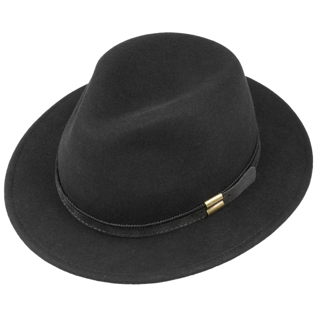 Small Brim Traveller Felt Fedora Hat