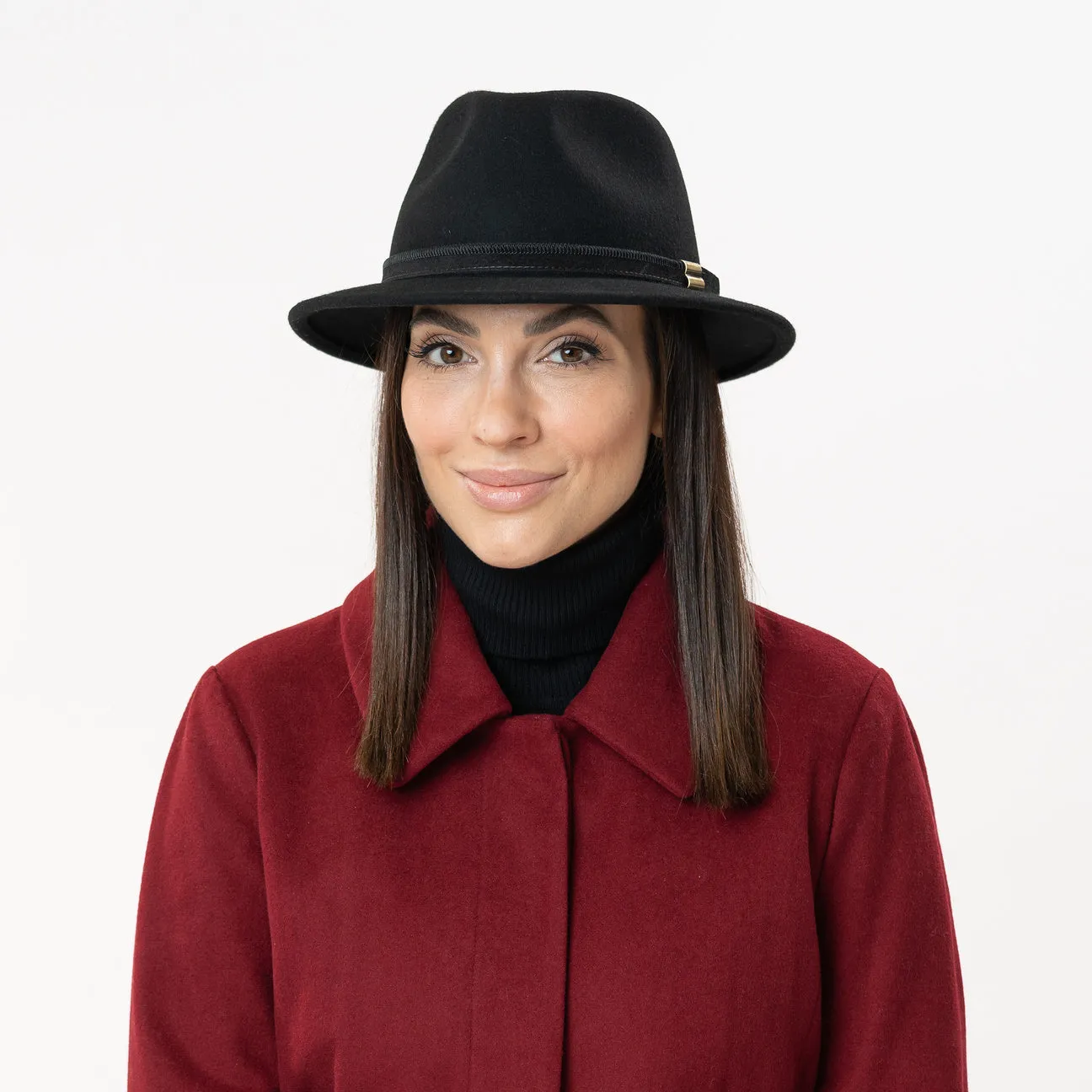 Small Brim Traveller Felt Fedora Hat