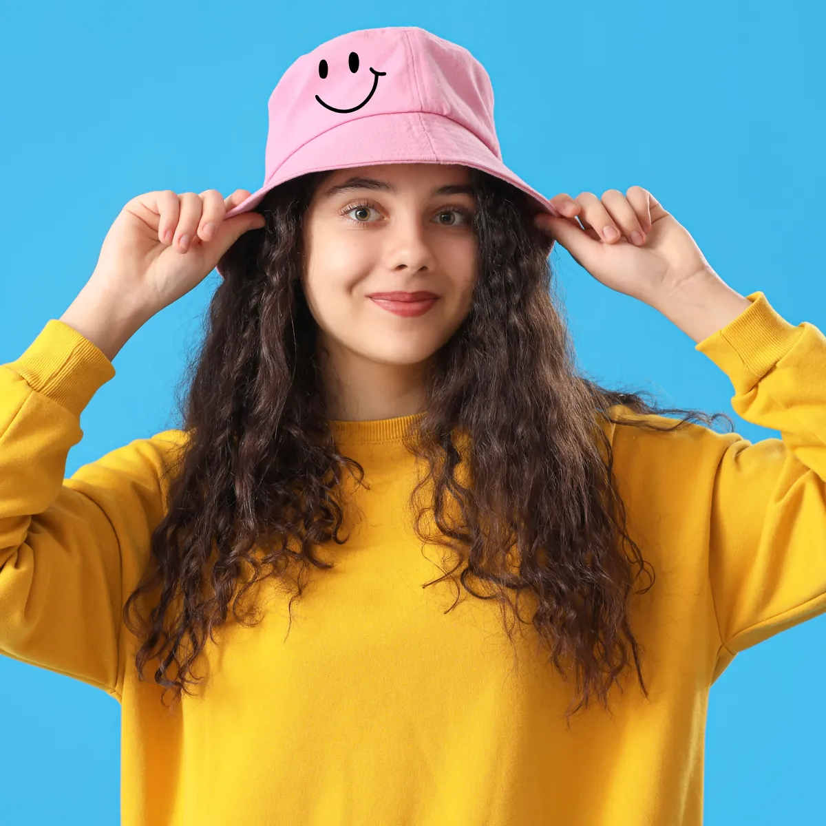 Smile Bucket Hat | Ideal for Vacations & Outings