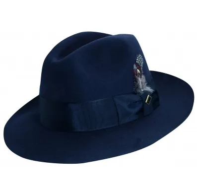 Stacy Adams Cleveland Premium Wool Center Dent Fedora