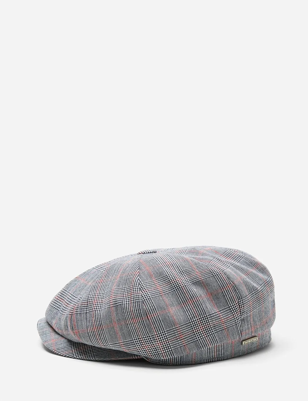 Stetson Hatteras Ballico Newsboy Cap (Wool) - Brown/Blue