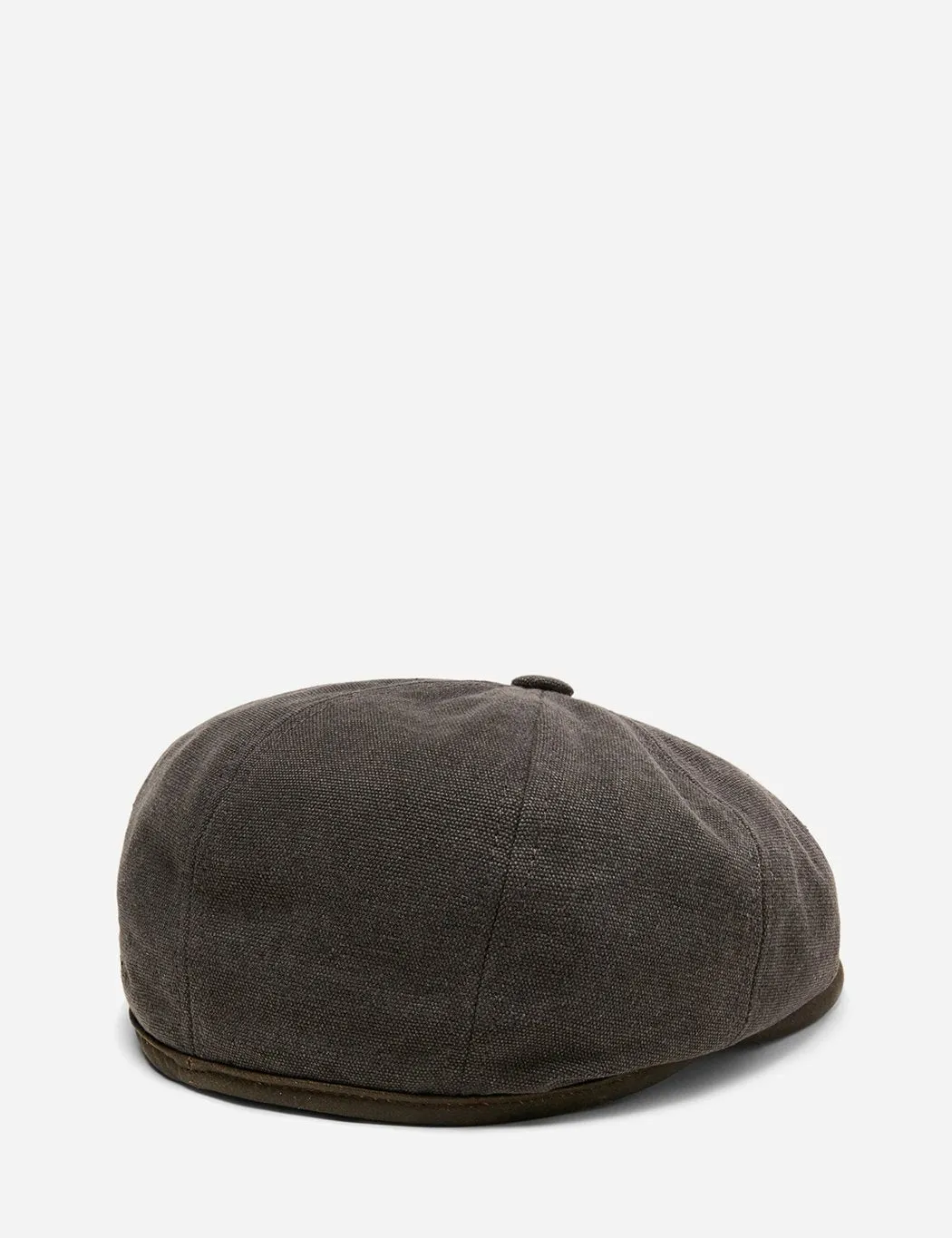 Stetson Hatteras Newsboy Cap (Canvas) - Anthracite Grey