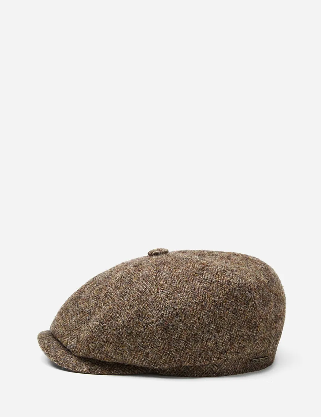 Stetson x Woolrich Hatteras Newsboy Cap - Brown