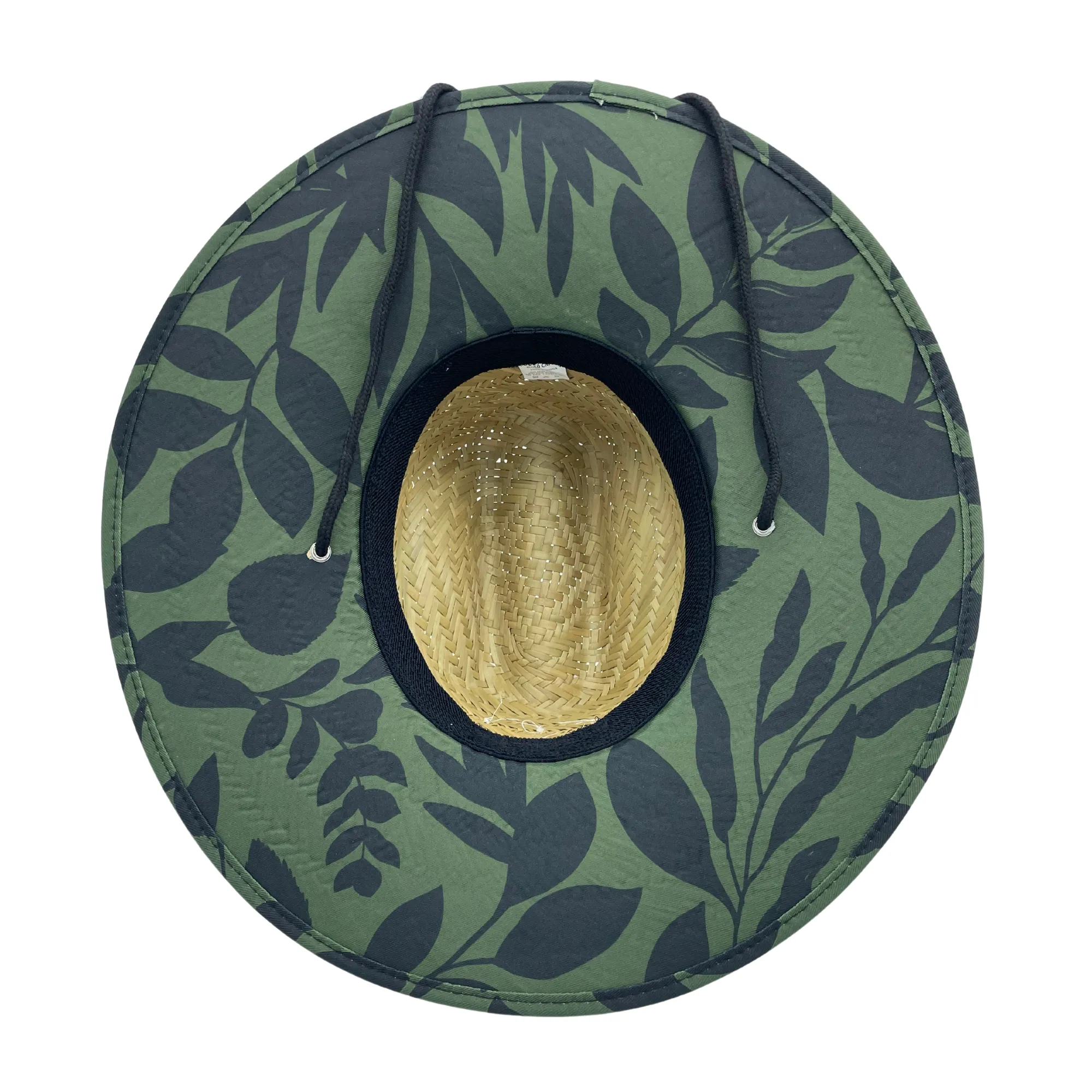 Straw Beach Lifeguard Sun Hat - Kona Green