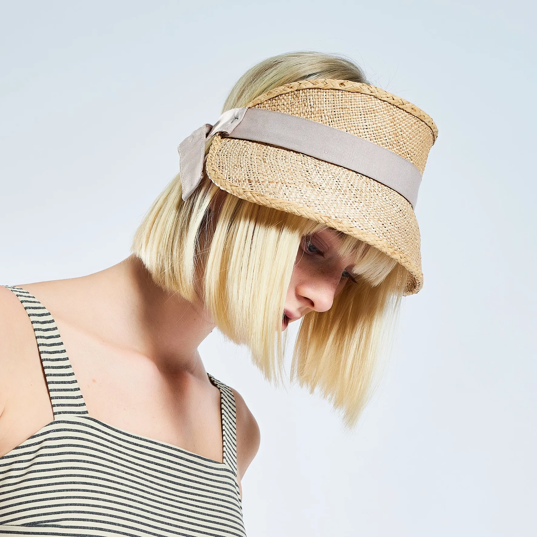 Straw Sun Visor "natural"