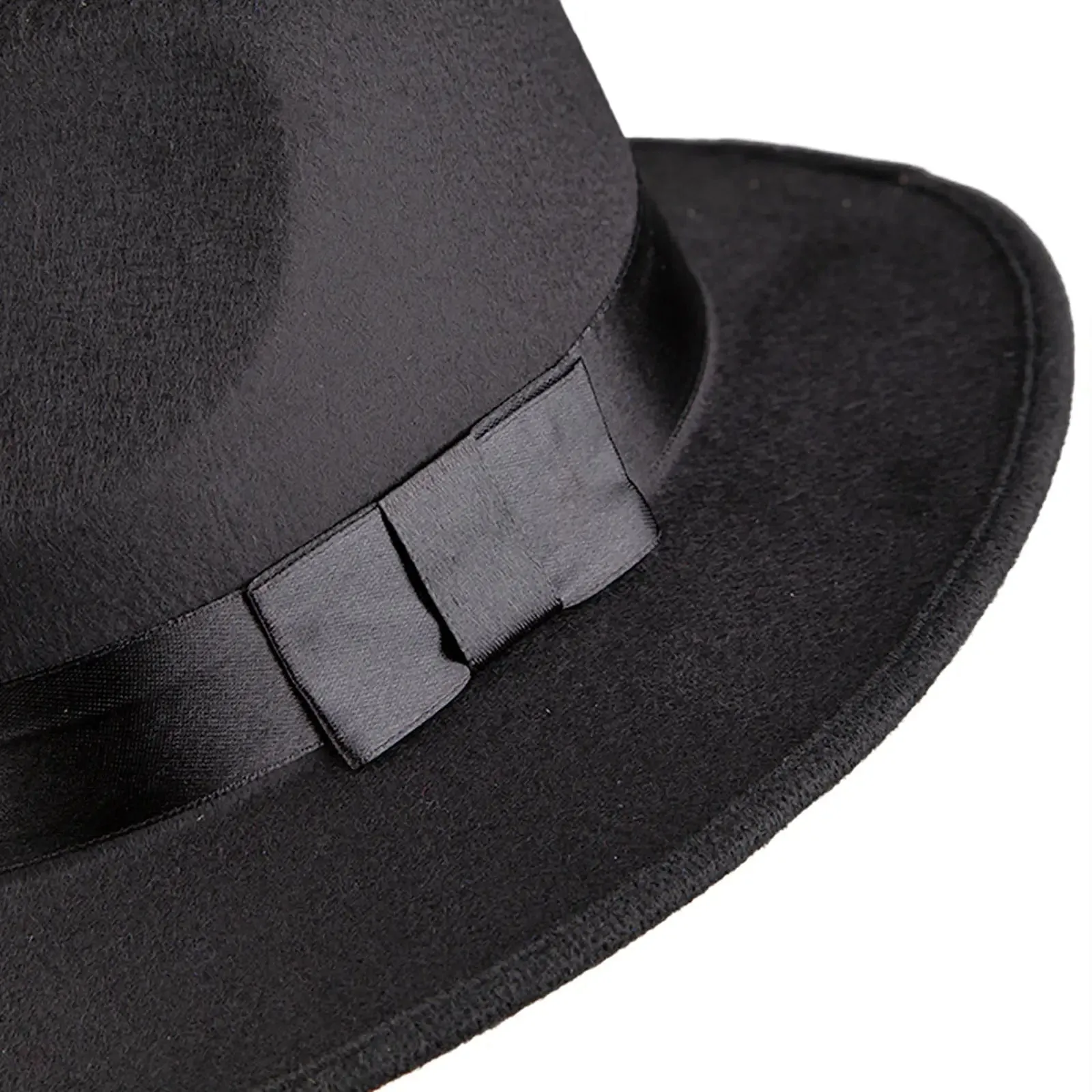 Swifty Fedora Hat Black 1920s Gangster Mafia Fancy Dress