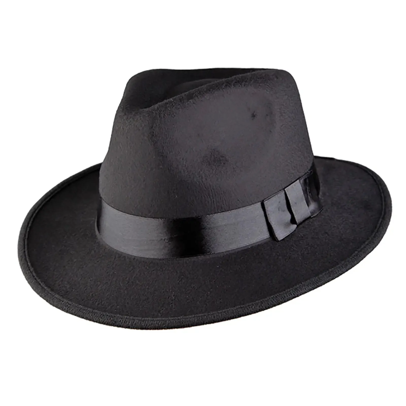 Swifty Fedora Hat Black 1920s Gangster Mafia Fancy Dress