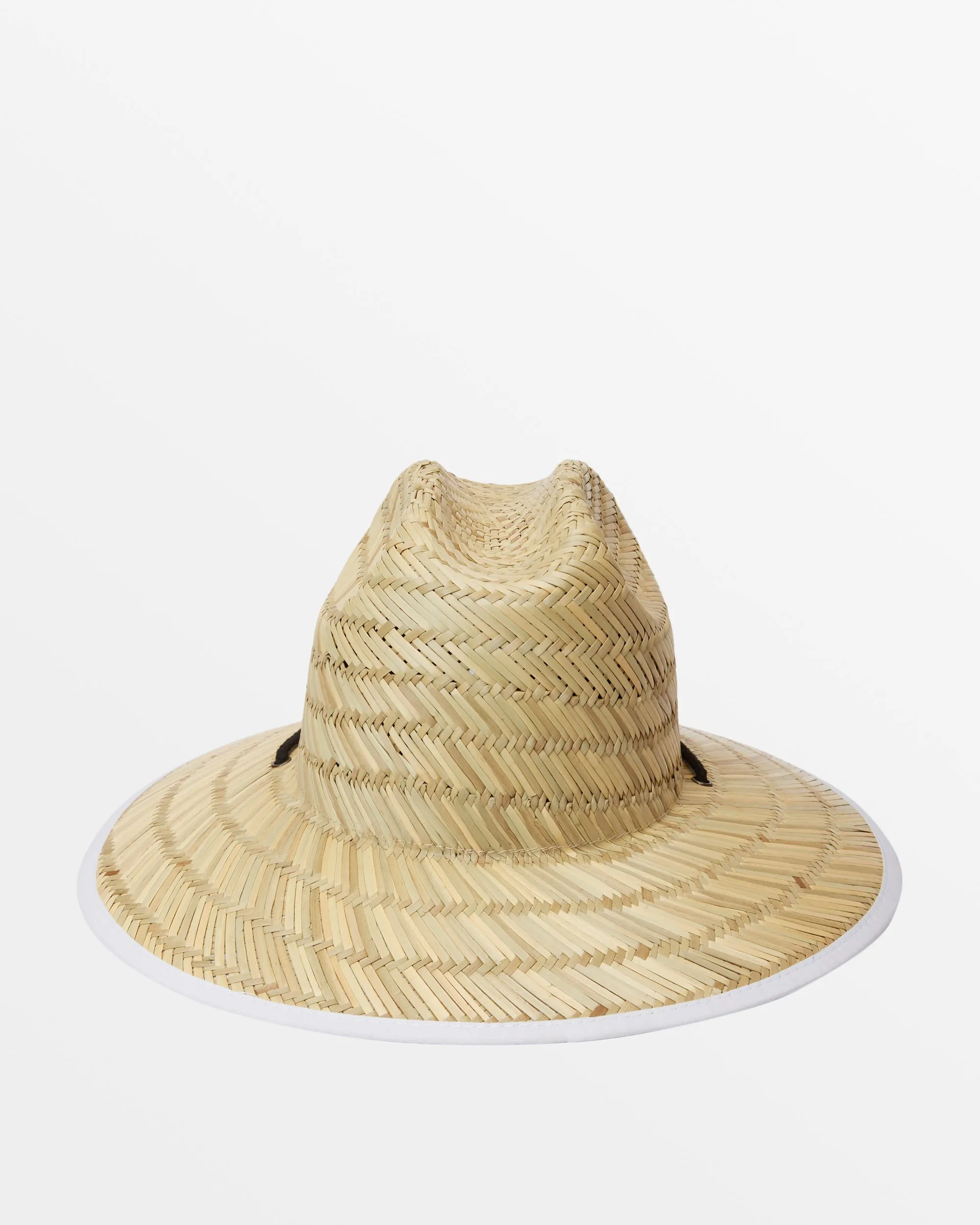 Tides Print Lifeguard Straw Hat - Bay Blue