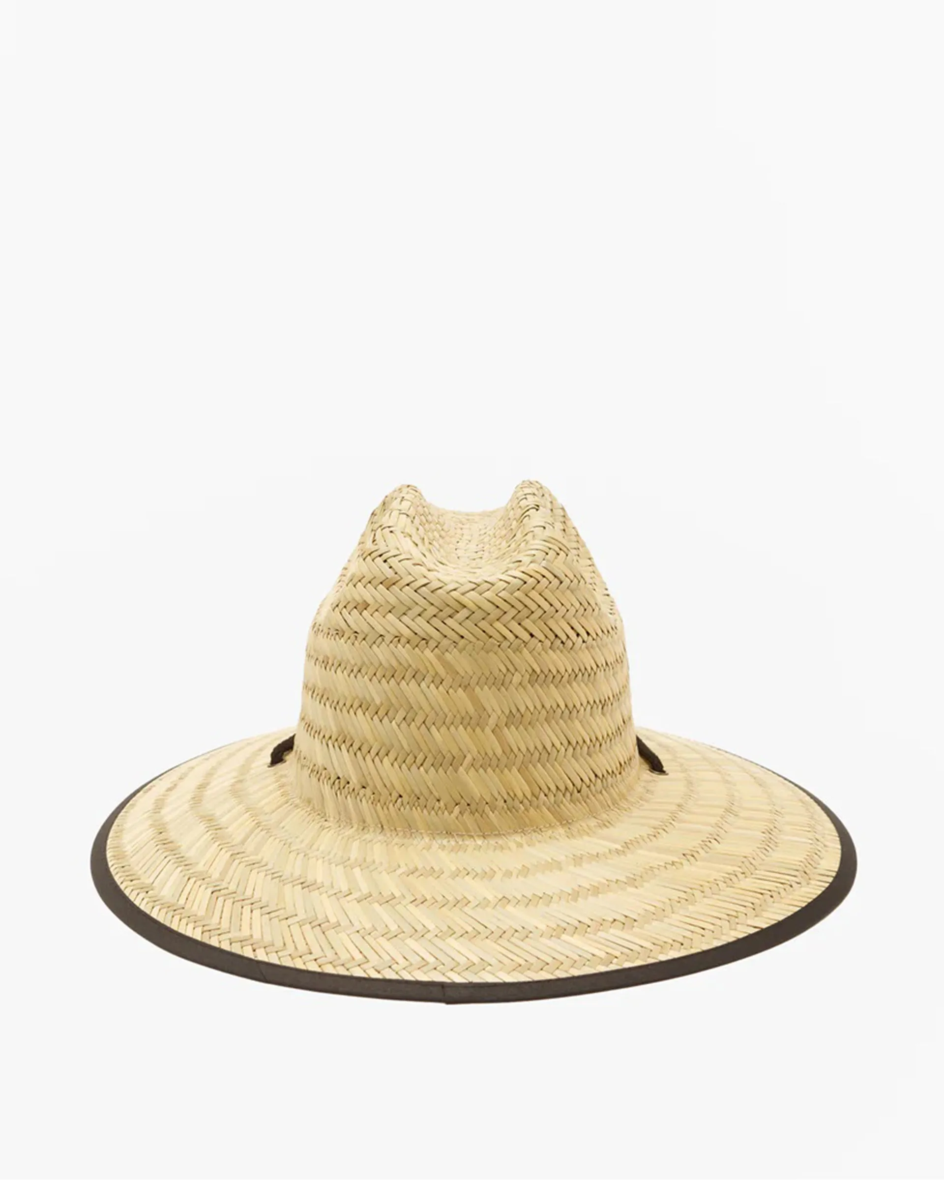 Tides Print Straw Lifeguard Hat