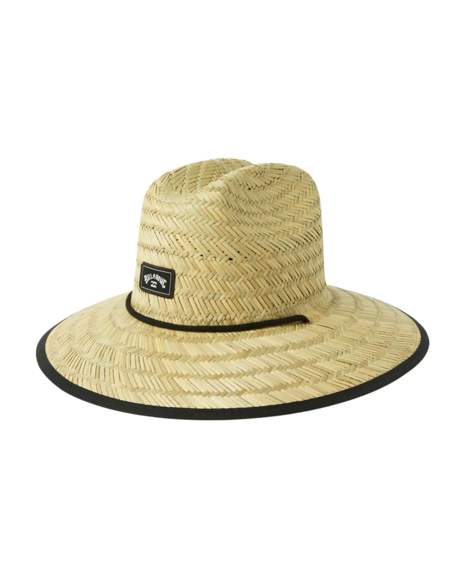 Tides Print Straw Lifeguard Hat