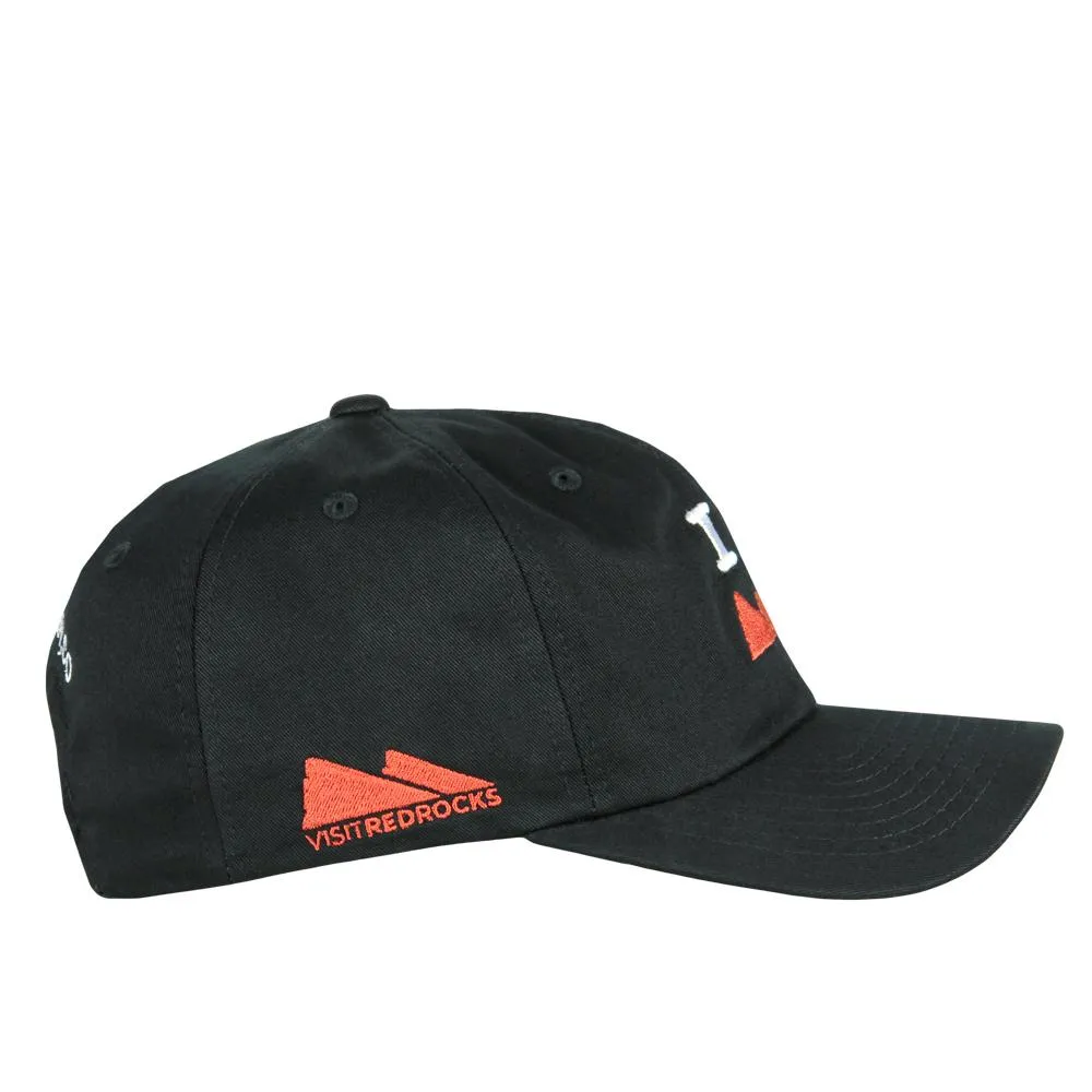 Visit Red Rocks Black Dad Hat